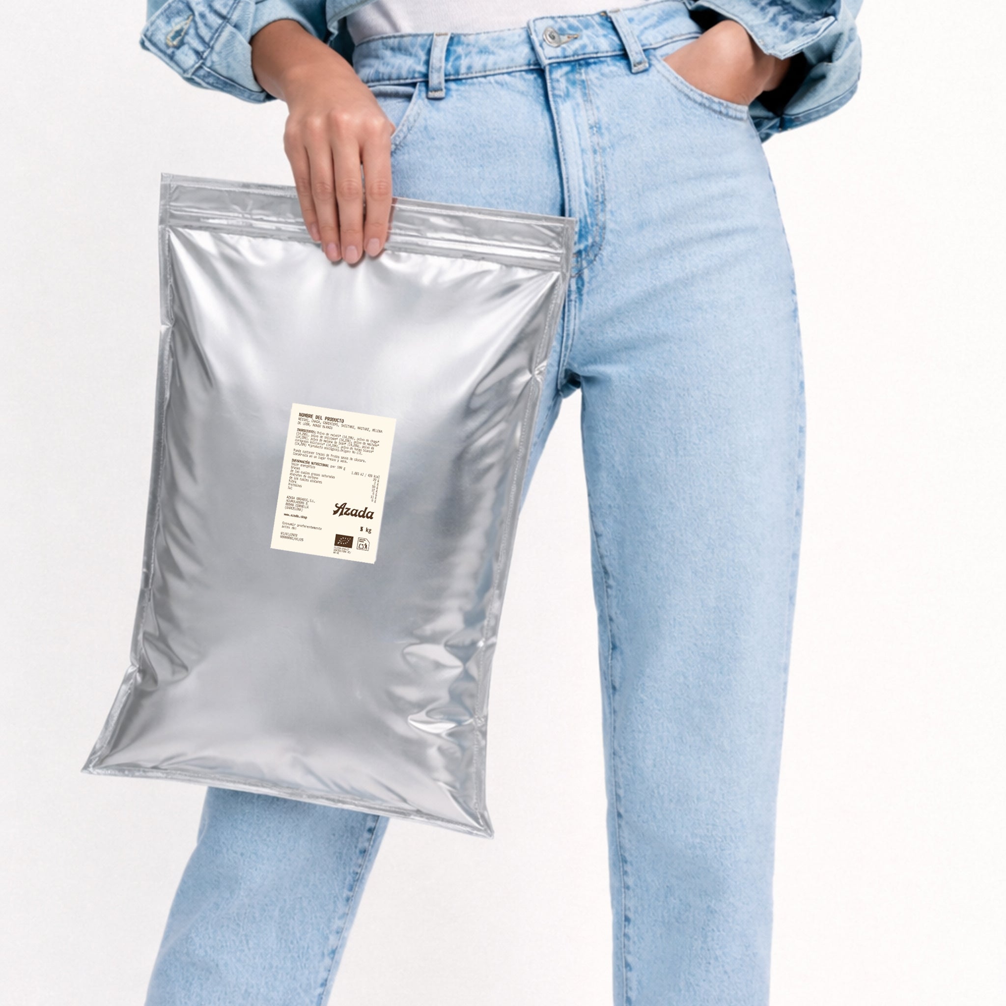 Manzana liofilizada en polvo