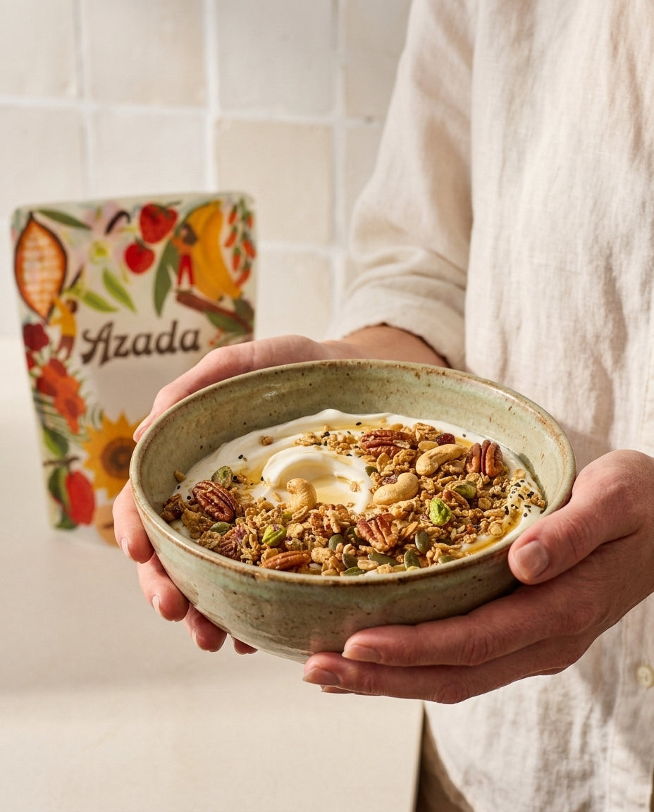 Bio-Glutenfreies Granola mit Nüssen