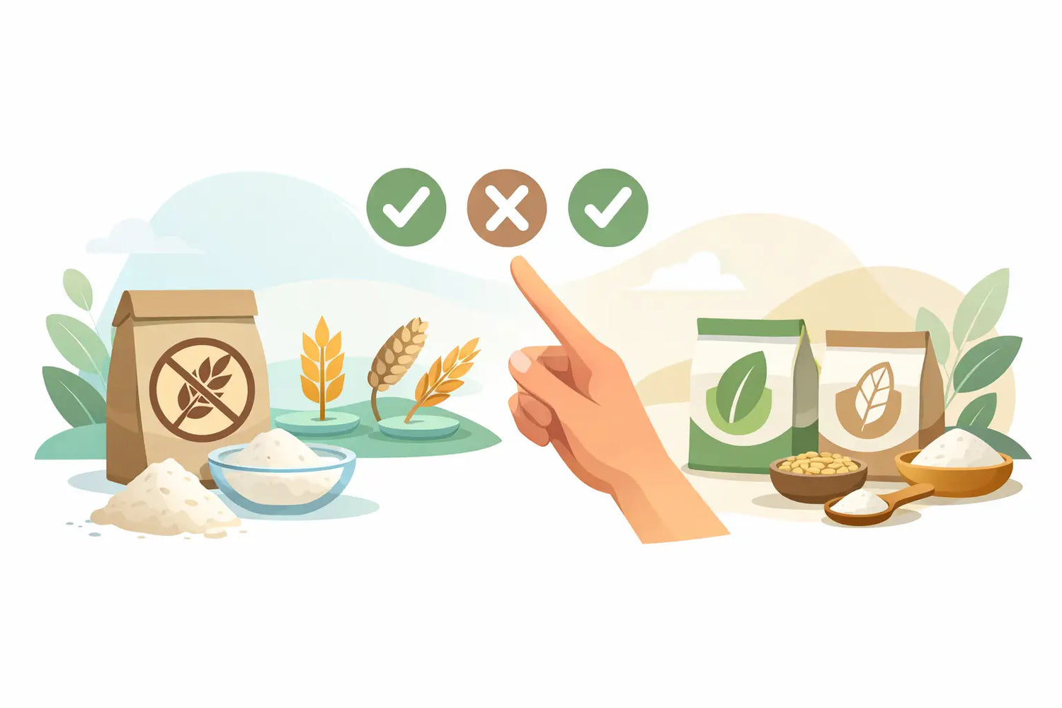 Cómo elegir harina sin gluten sin complicarte