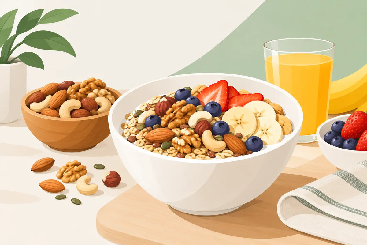 Frutos secos: energía real para tu desayuno