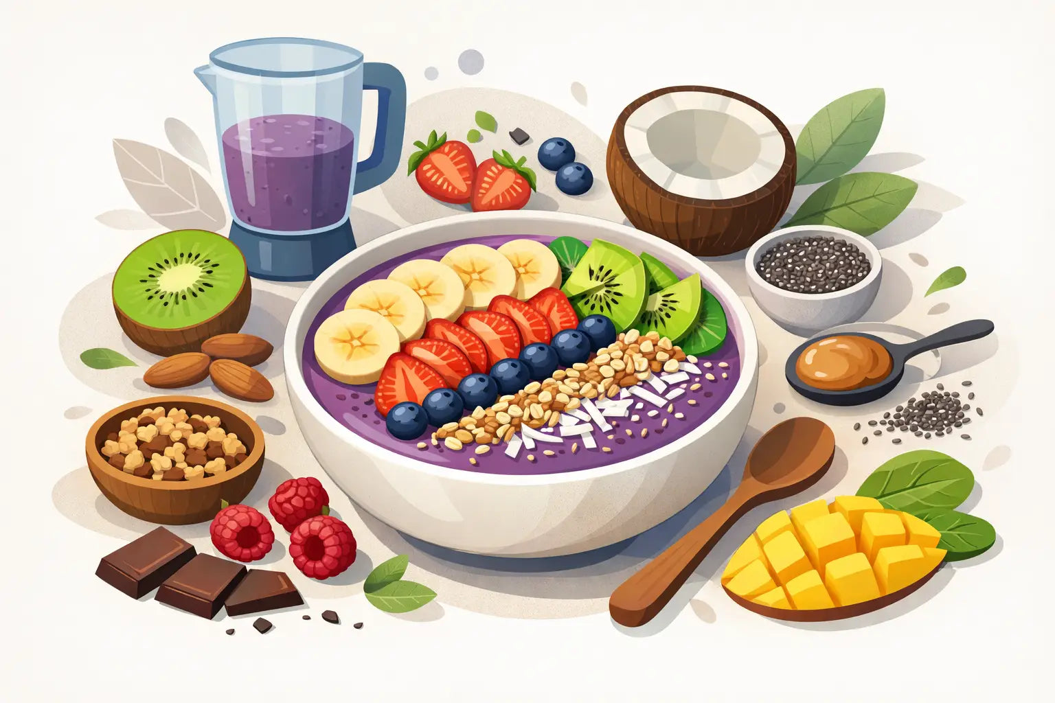 Qué poner en un smoothie bowl para acertar