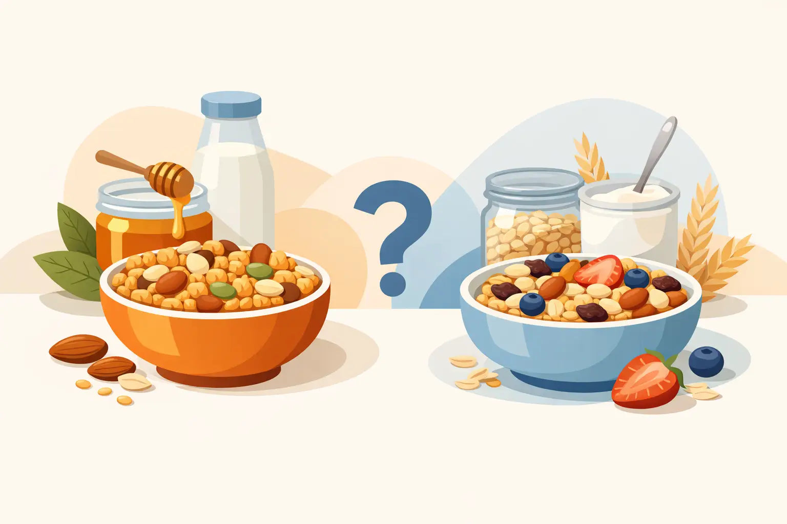 Granola o muesli saludable: cuál te conviene
