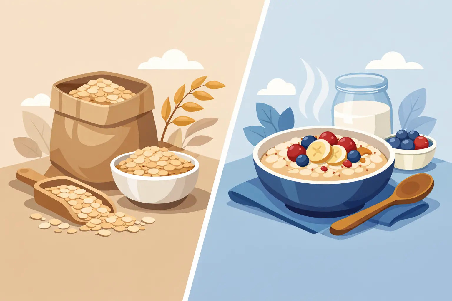 Avena instantánea o porridge: cuál elegir