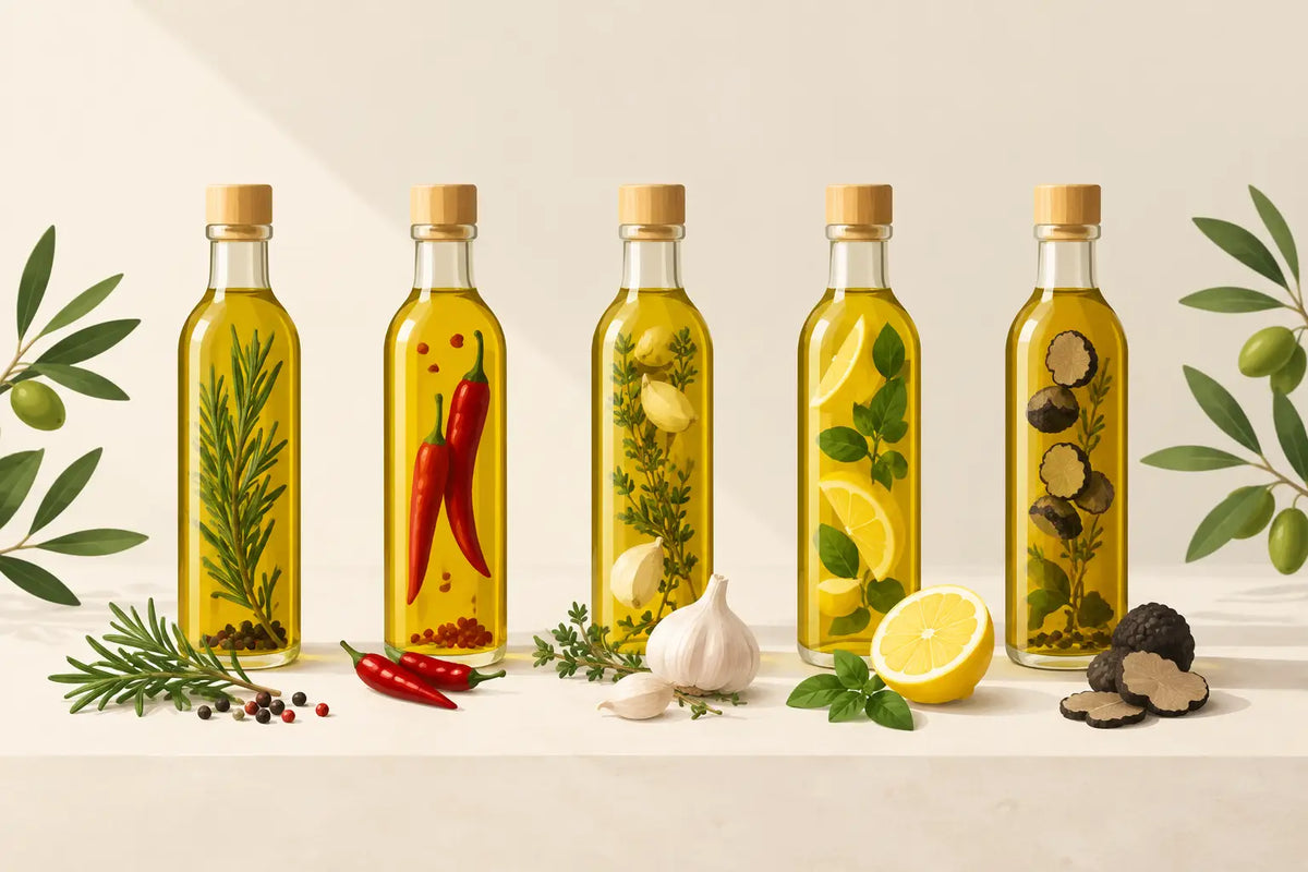 Los mejores aceites de oliva infusionados