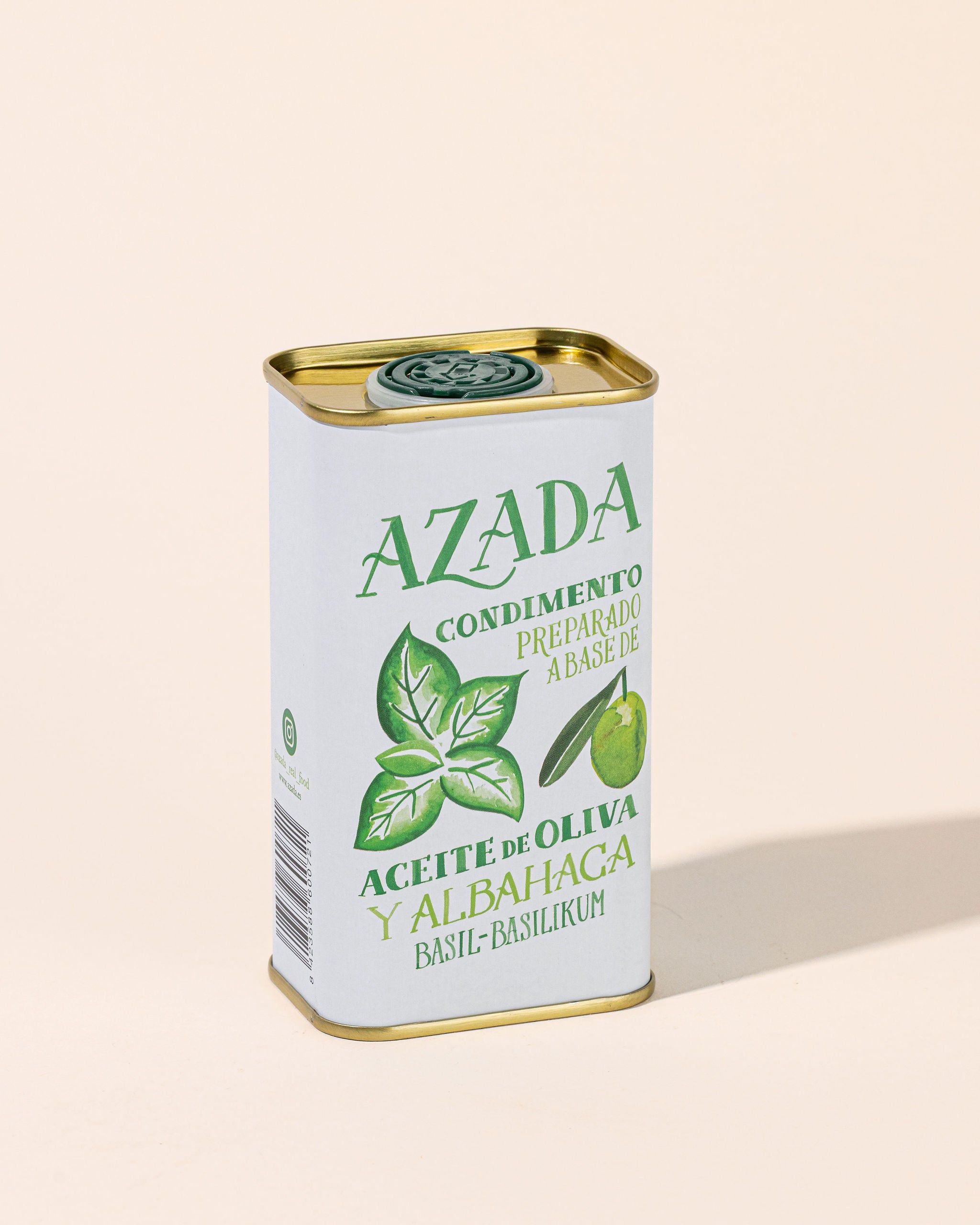 Aceite de Oliva y albahaca bio