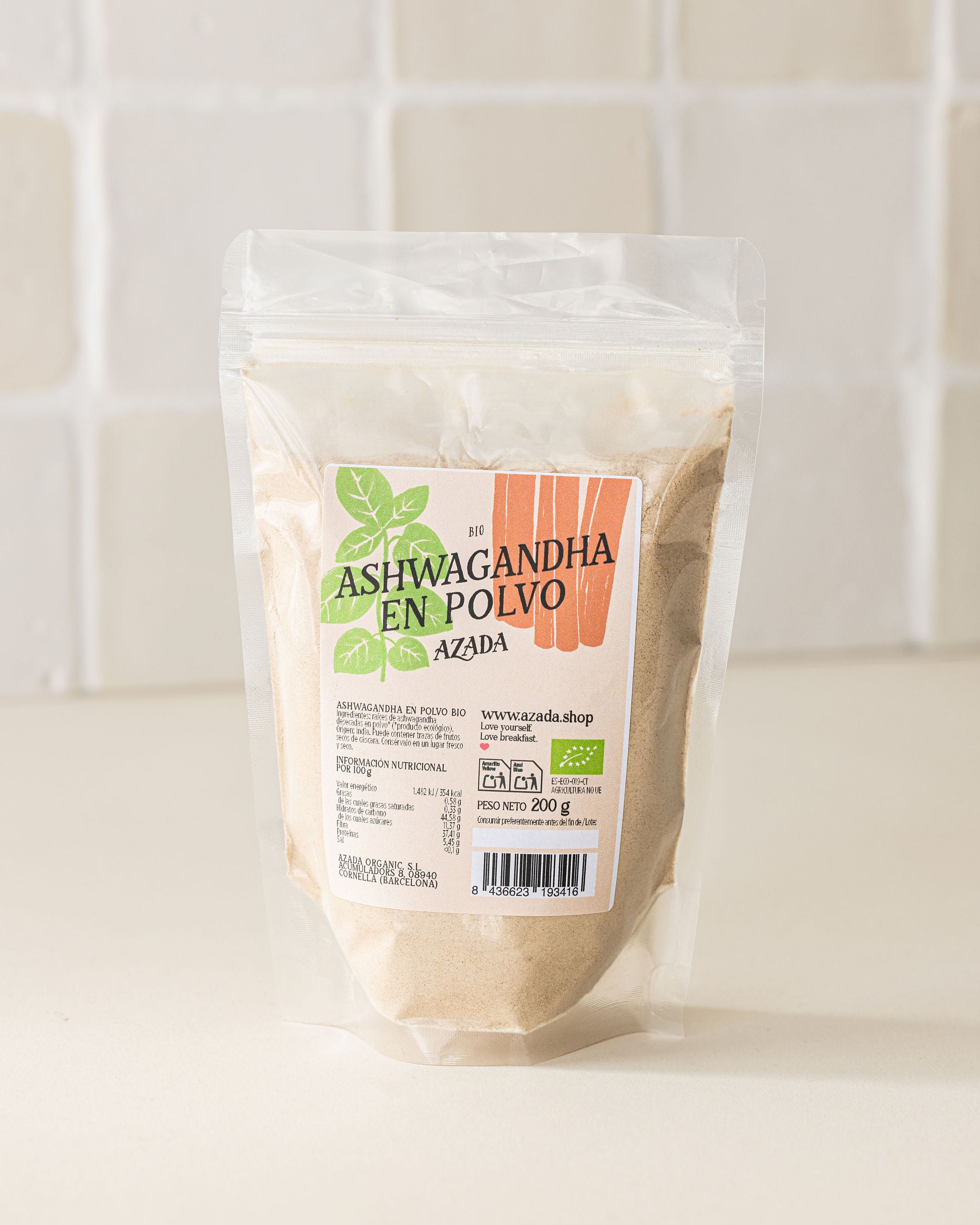 Ashwagandha en polvo bio