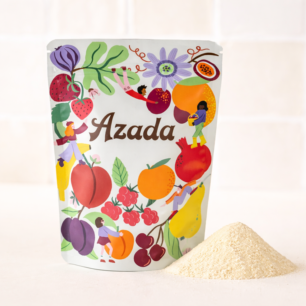 Manzana liofilizada en polvo