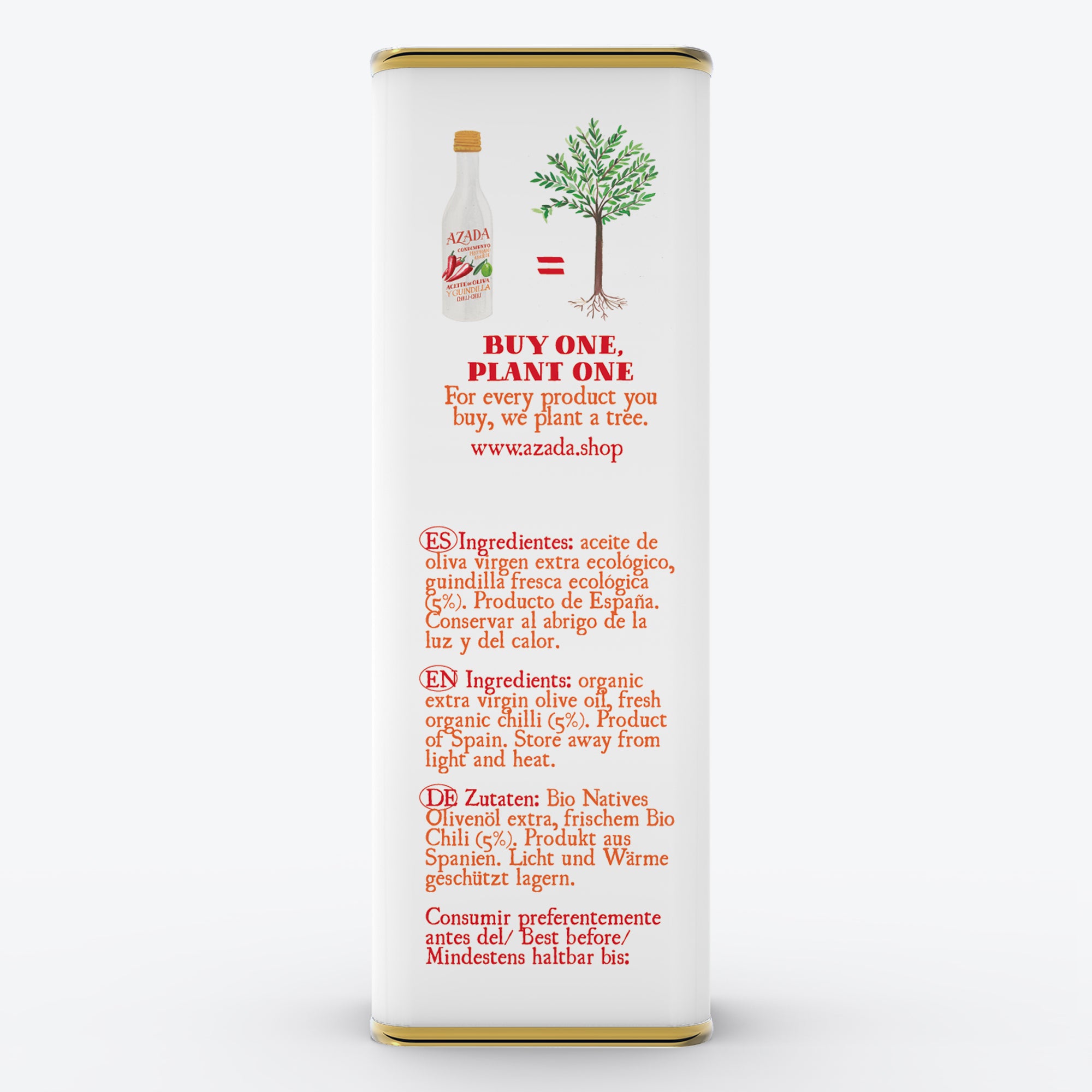 Aceite de Oliva y guindilla bio
