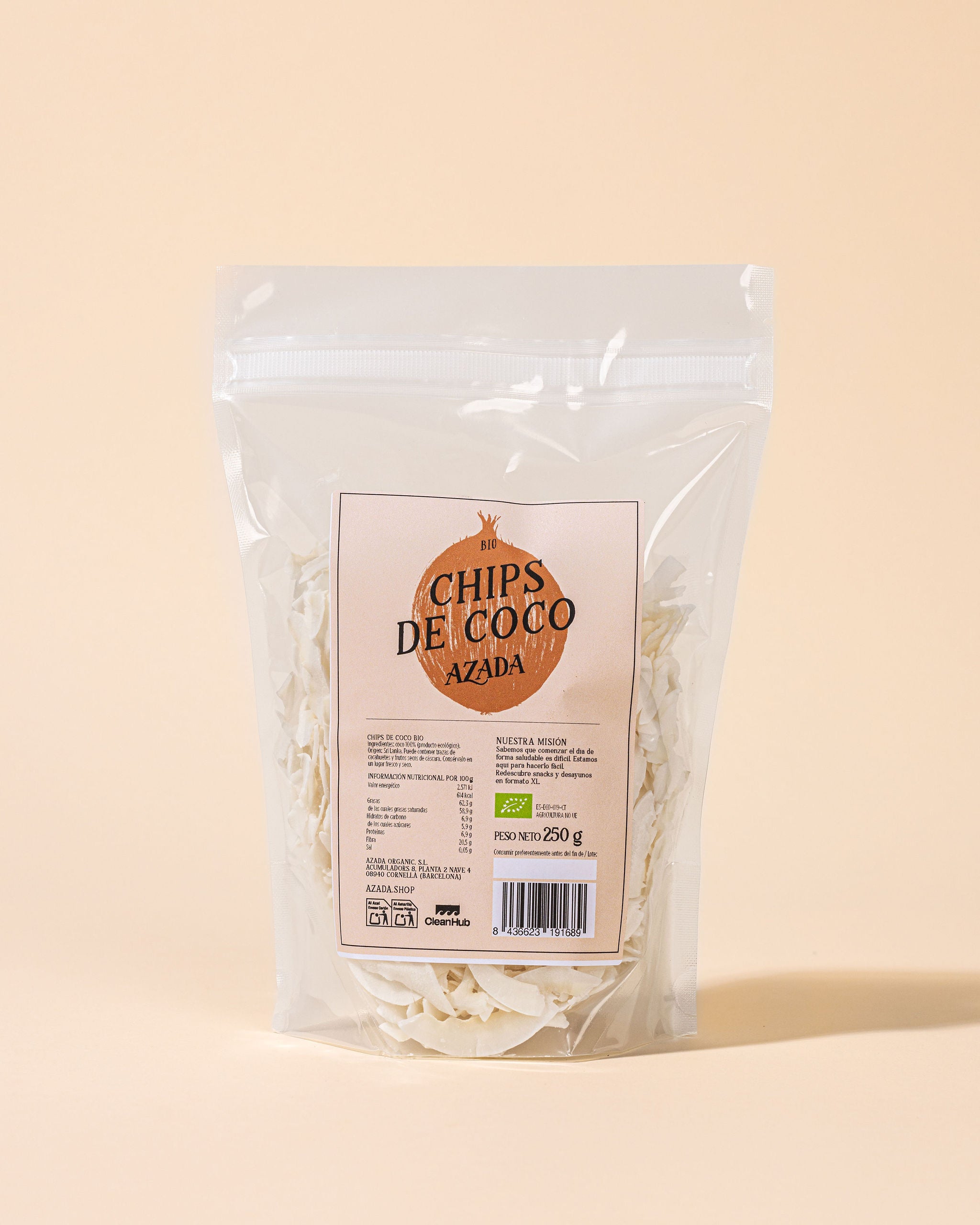 Organic coconut chips