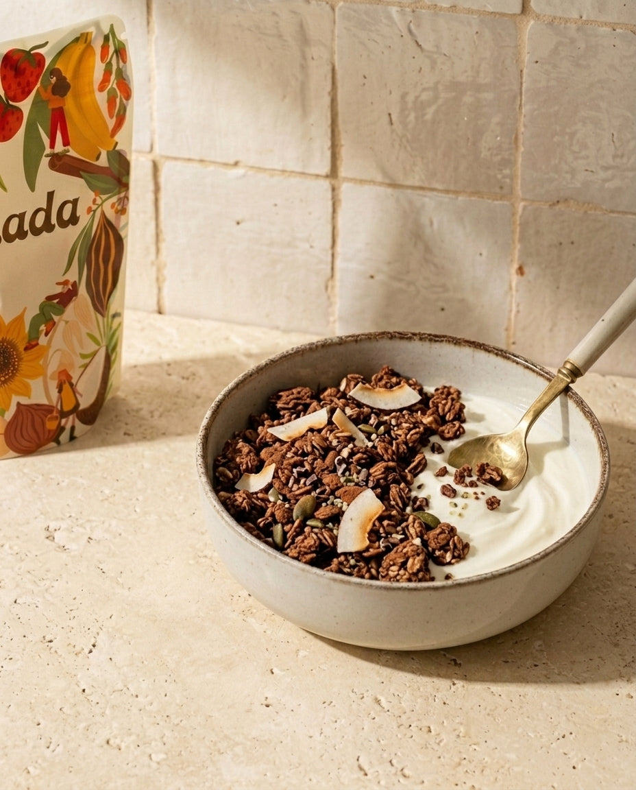 Granola cacao bio sin gluten