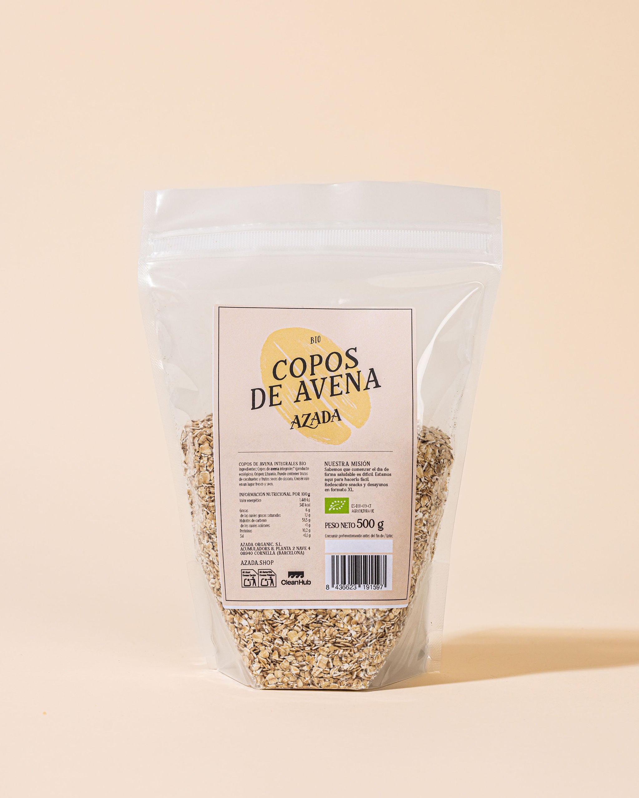 Copos de avena finos bio