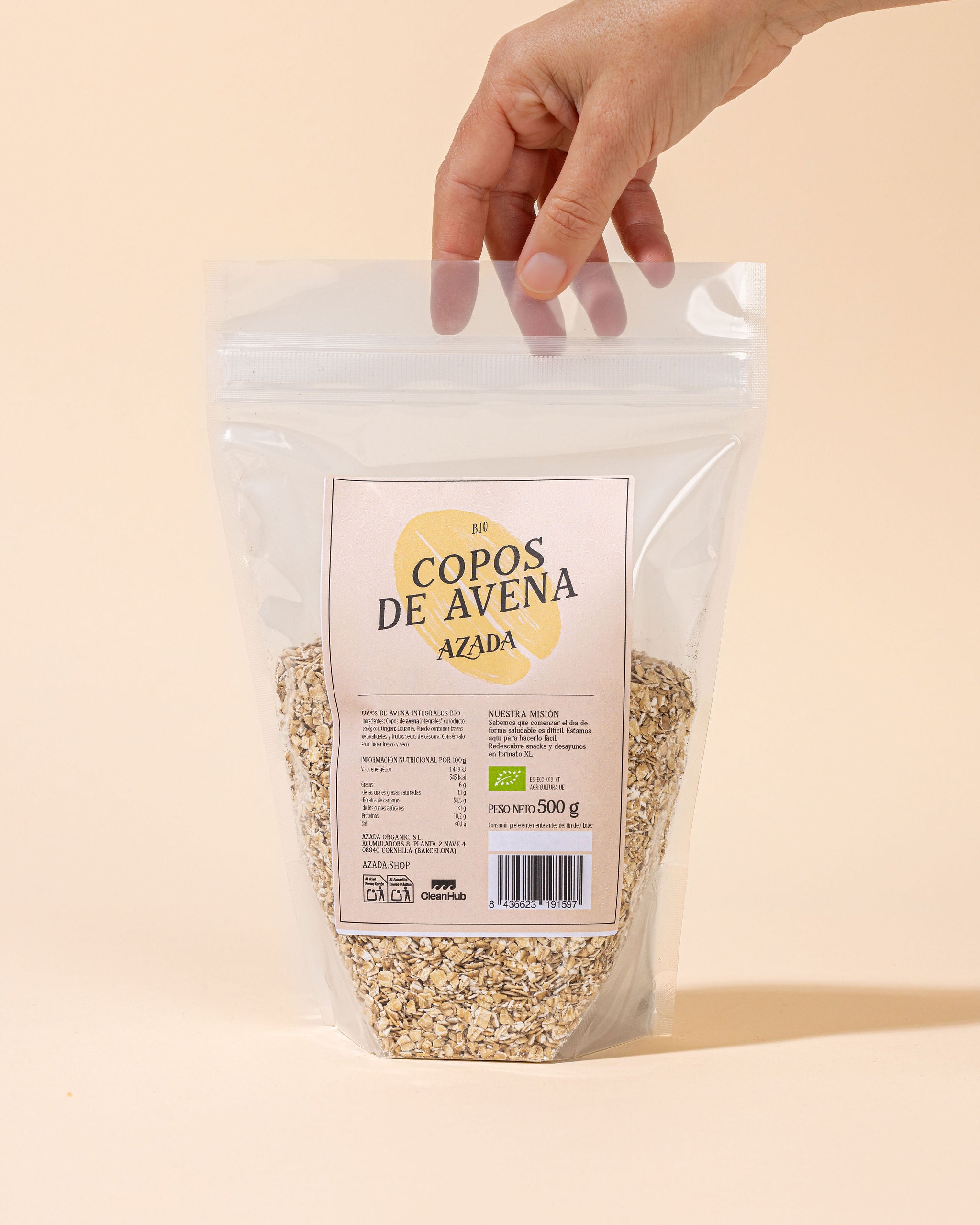 Copos de avena finos bio