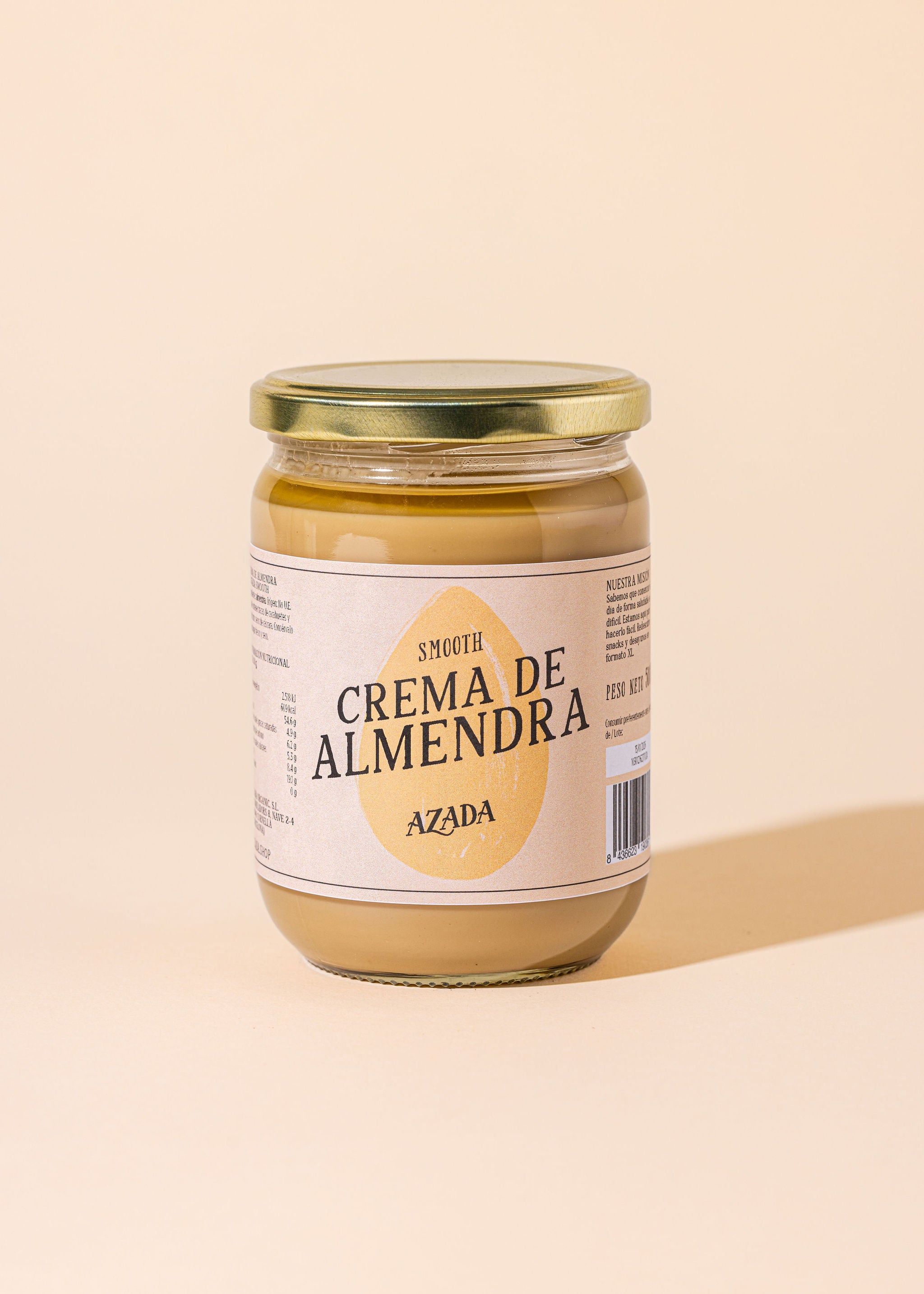 Crema de almendras smooth