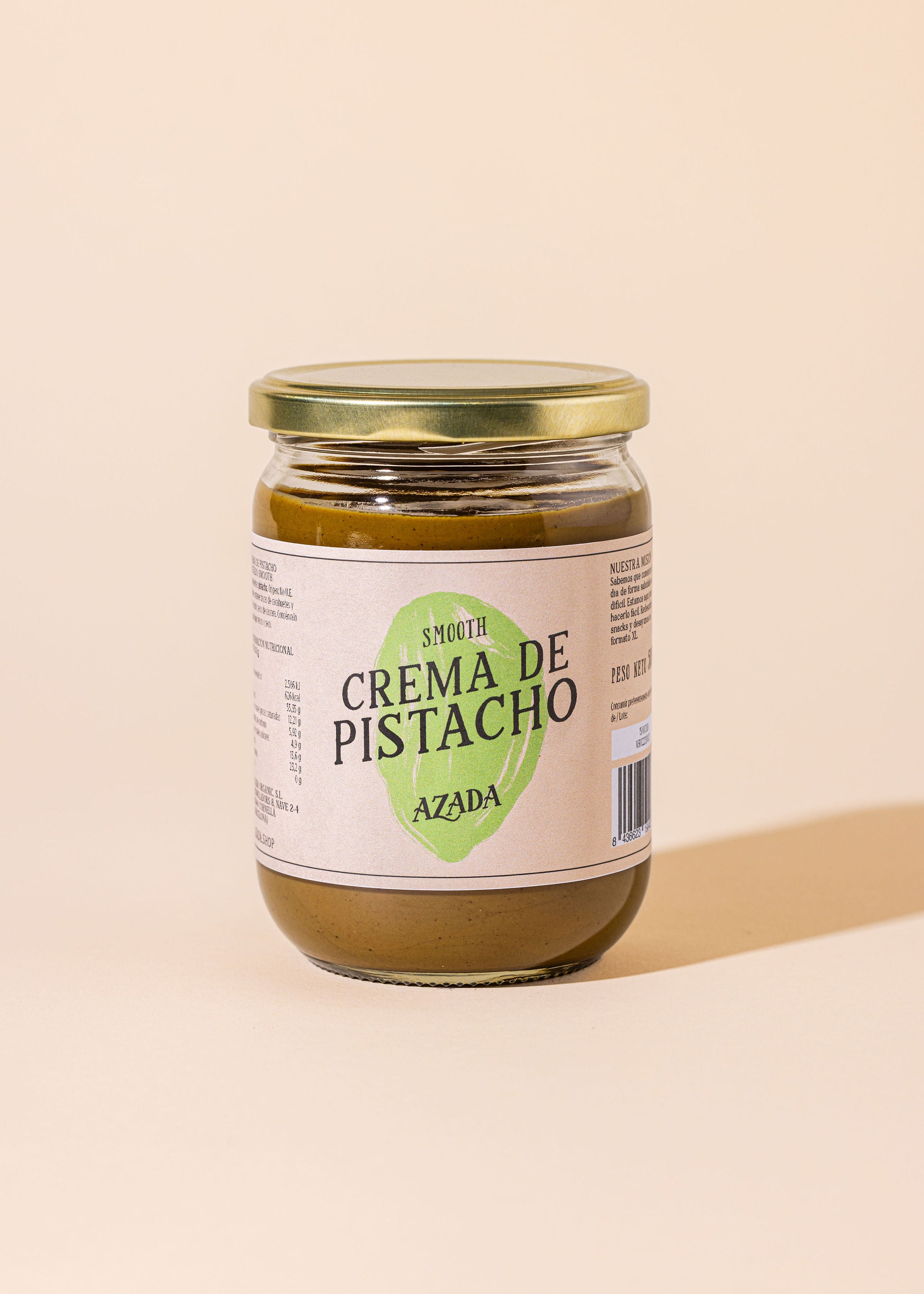 Smooth pistachio butter