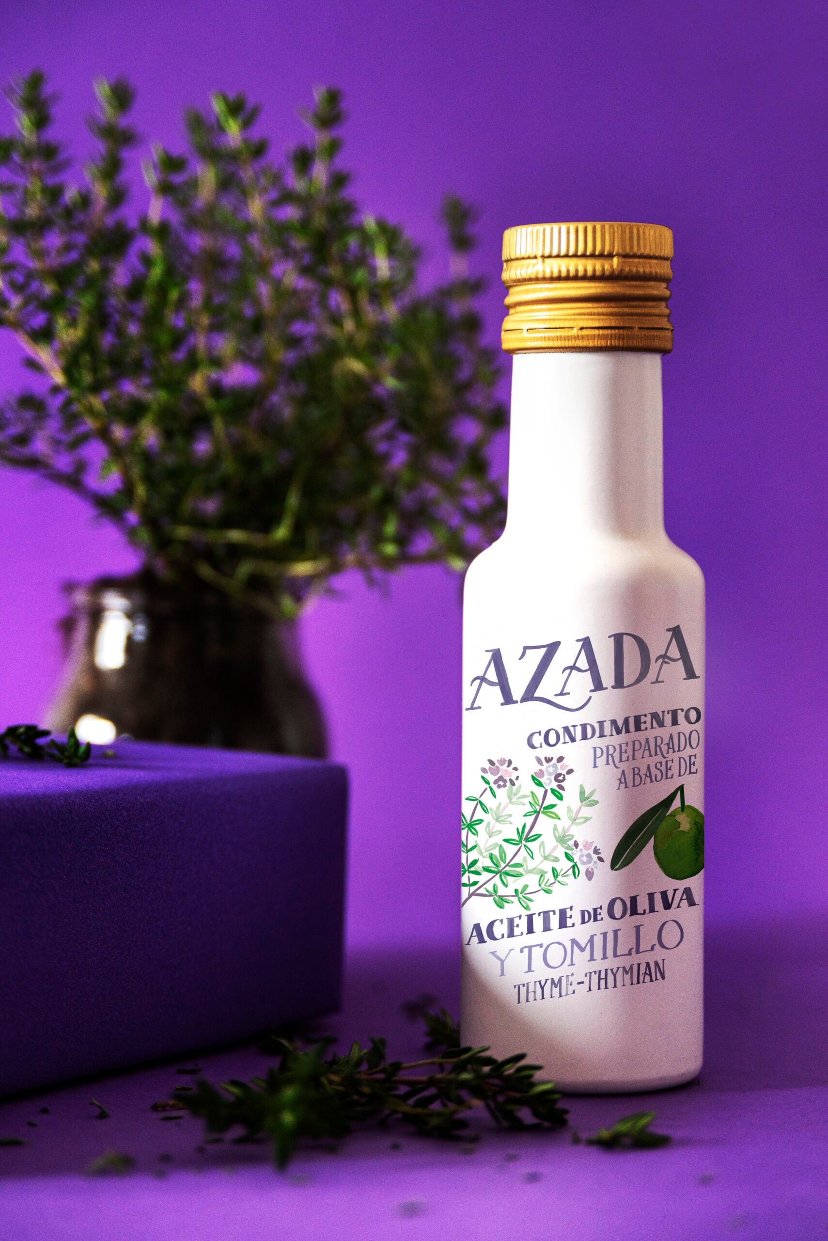 Aceite de Oliva y tomillo bio