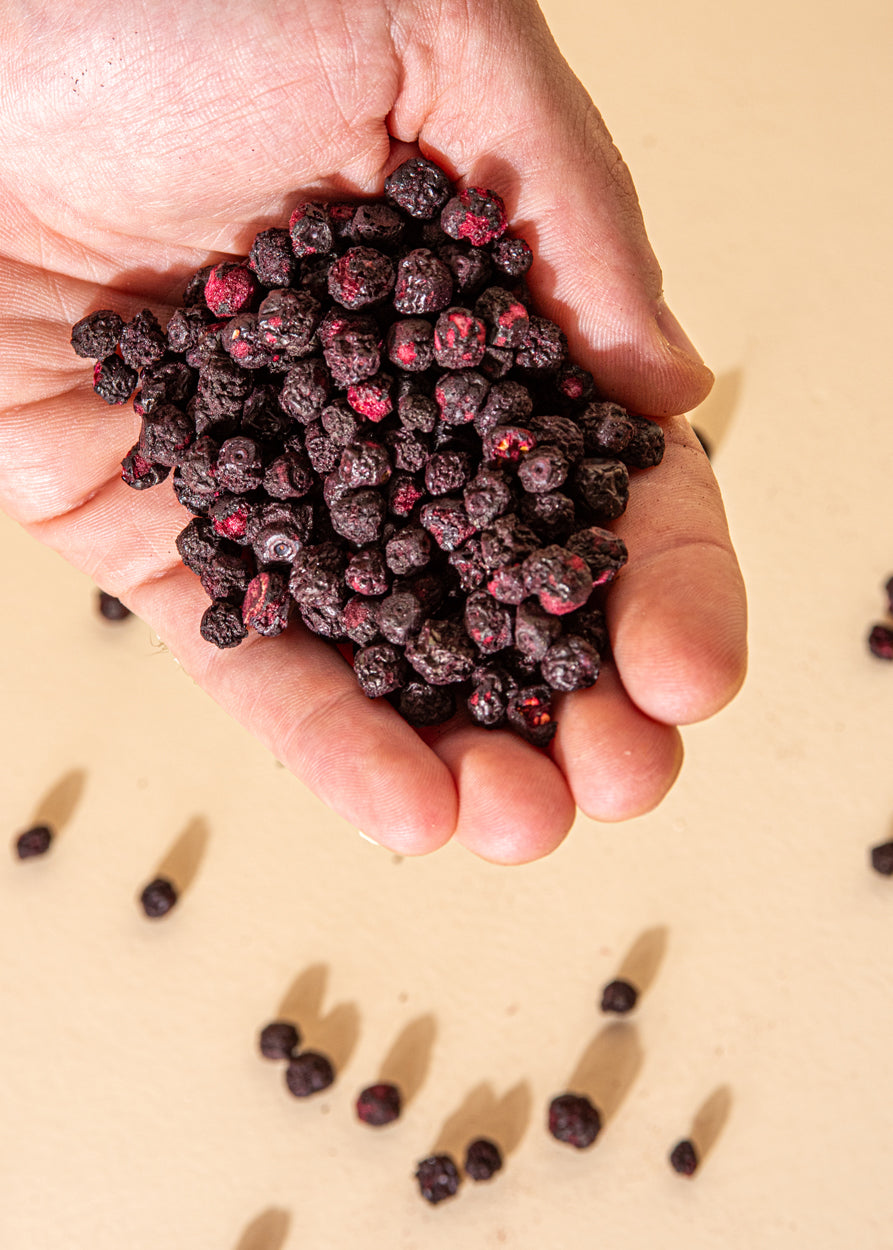 Freeze-dried blueberry