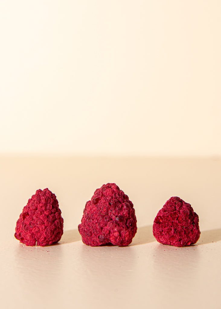 Freeze-dried raspberry