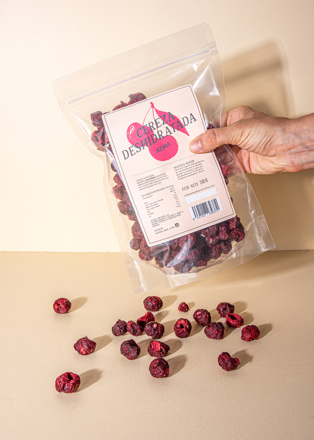 Freeze-dried cherry