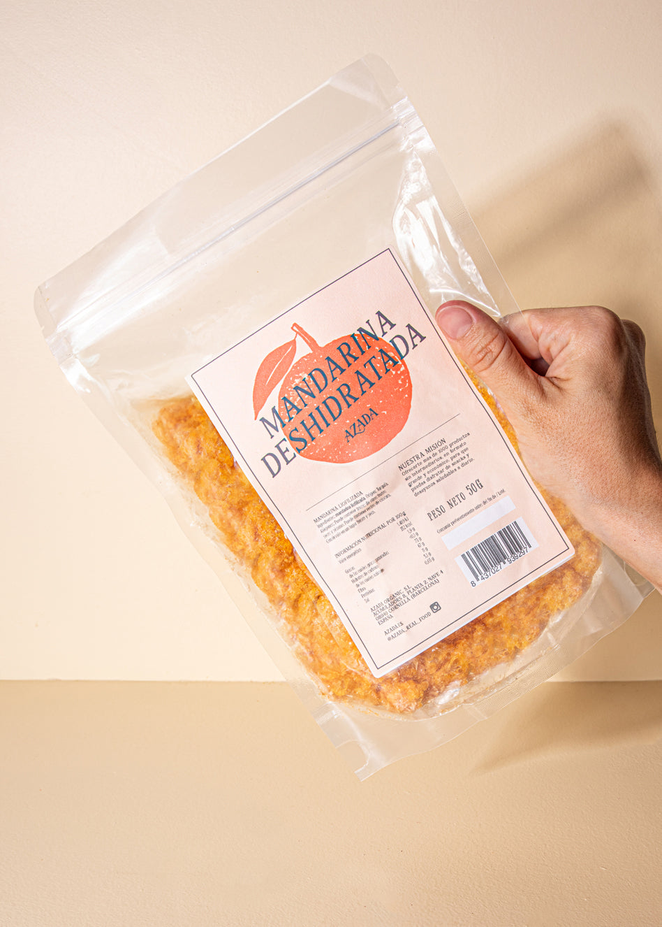 Freeze-dried mandarin