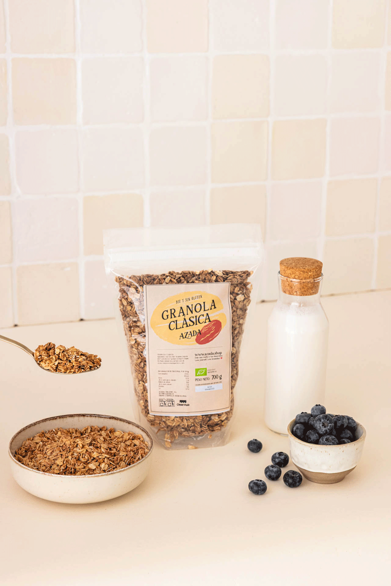 Klassisches glutenfreies Bio-Granola