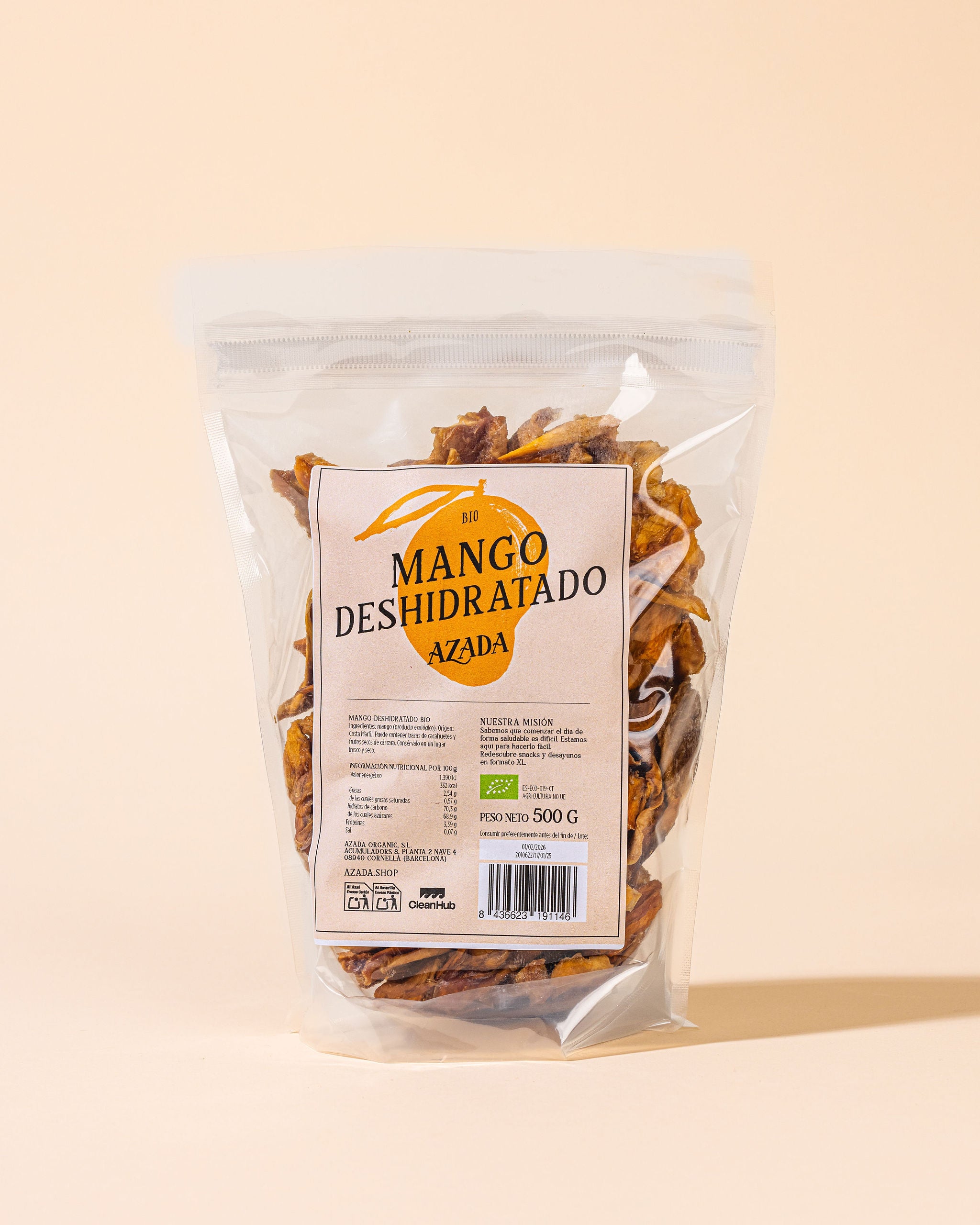 Mango deshidratado bio