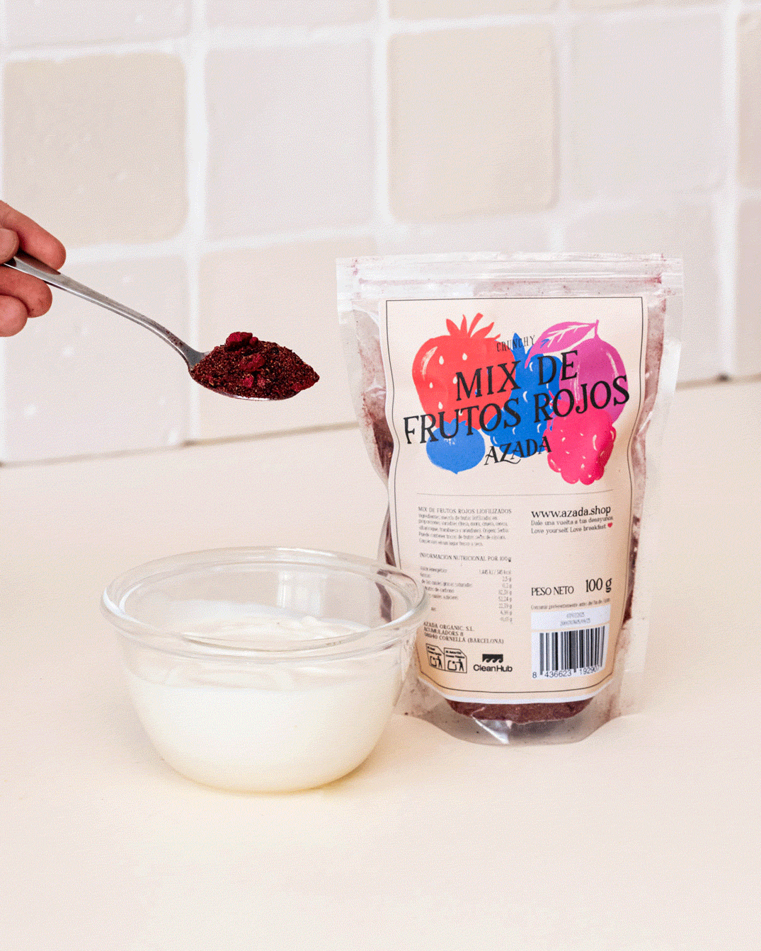 Mix de frutos rojos liofilizados