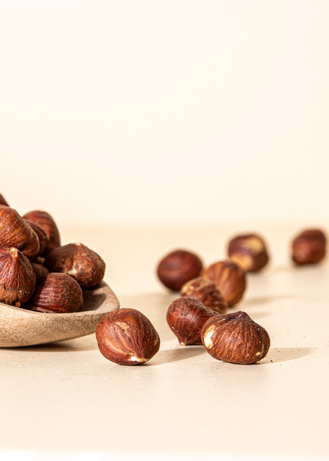 Raw hazelnuts